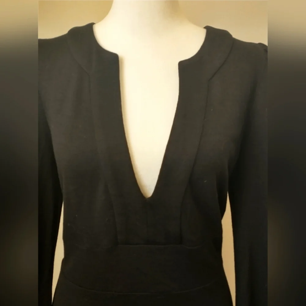 Diane Von Fursteberg wool puff sleeve midi sweater dress 10 - Picture 3 of 10